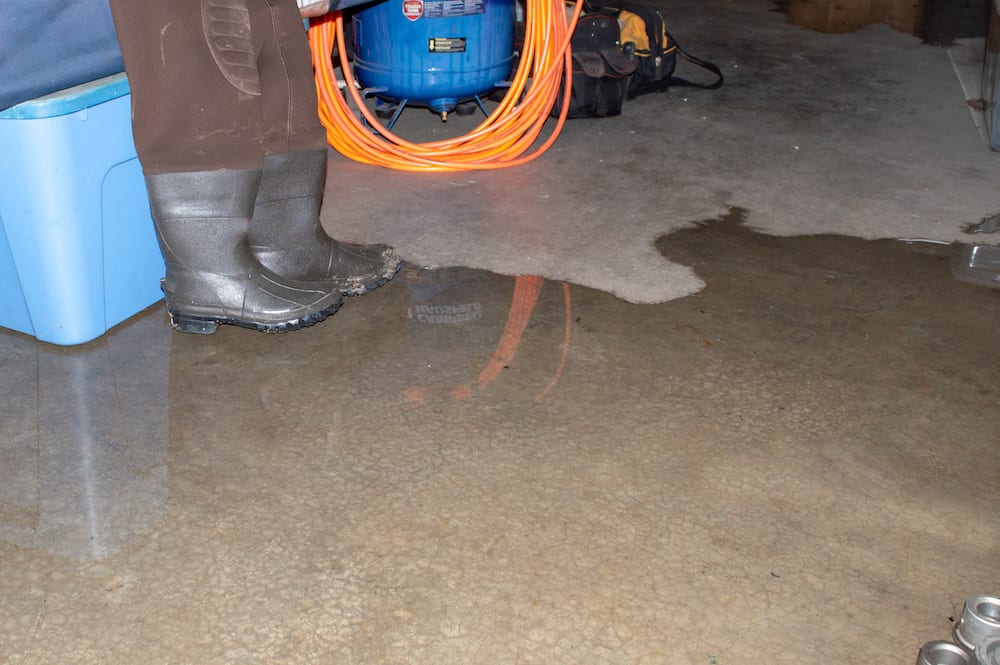Water on the Floor - How To Drain Standing Water in Your Crawl Space graphic